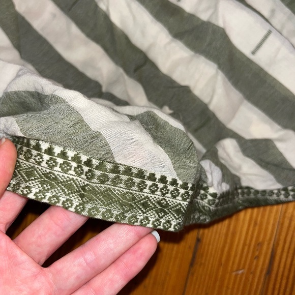 L.A.M.B. Halter top green white stripe spring 2009 size XS rare gwen stefani - Picture 5 of 6